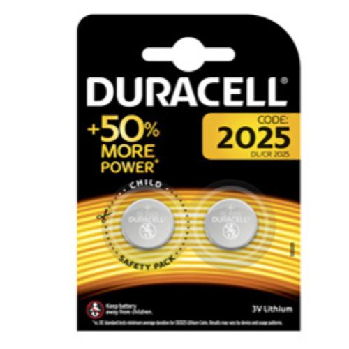 BLISTER 2 PILE LITIO DURACELL 3V (CR2025